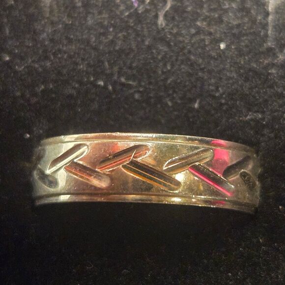 SilverVintage sterling silver ring sz 8 - Picture 1 of 5